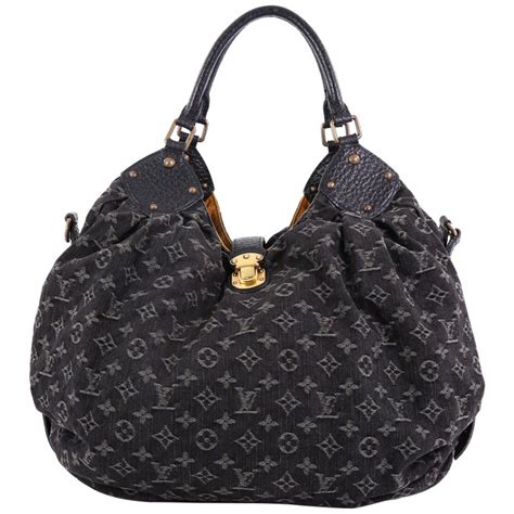 louis vuitton denim hobo|Louis Vuitton hobo tote.